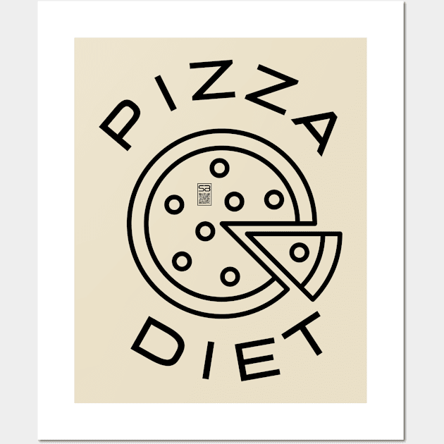 Pizza Diet Wall Art by JSnipe